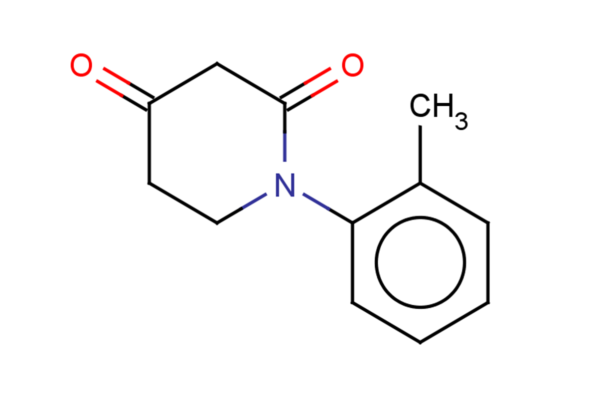 1-(2-methylphenyl)piperidine-2,4-dione