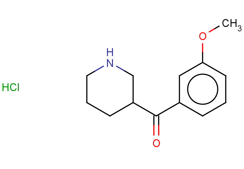 3-(3-methoxybenzoyl)piperidine hydrochloride