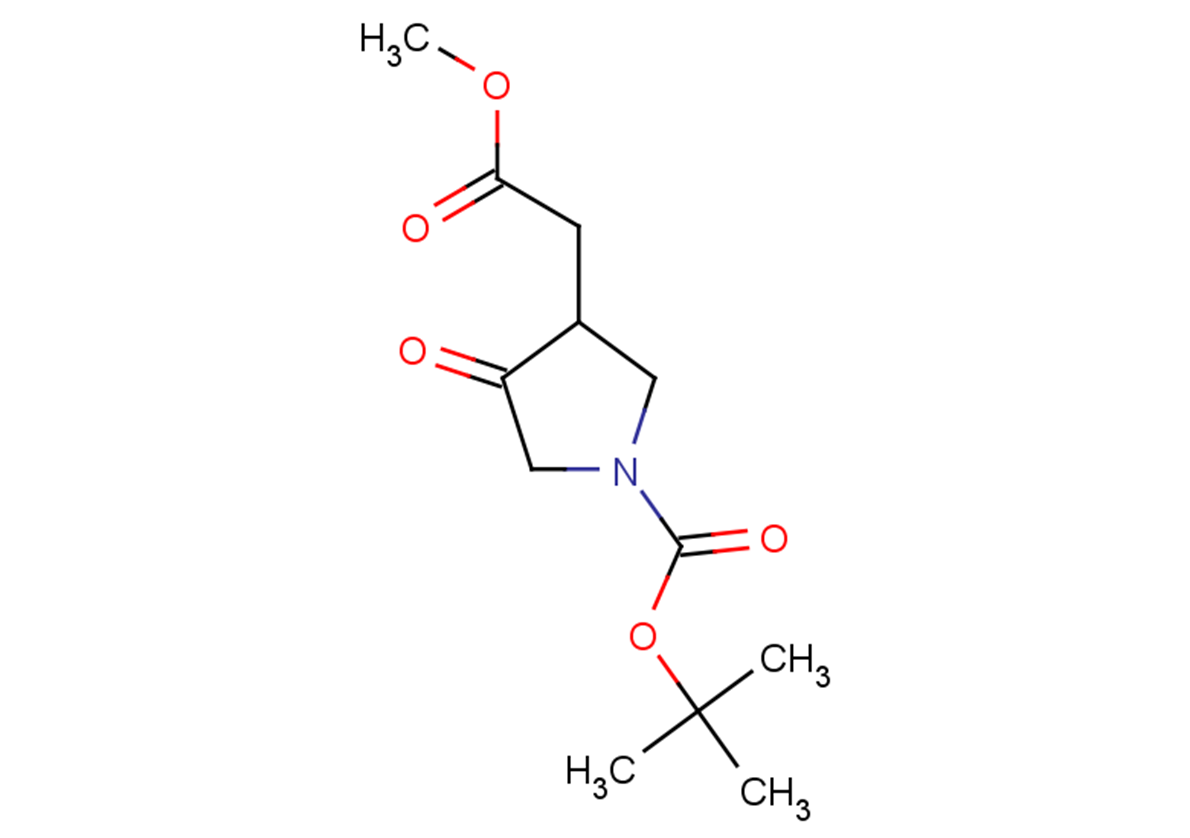 tert-butyl 3-(2-methoxy-2-oxoethyl)-4-oxopyrrolidine-1-carboxylate