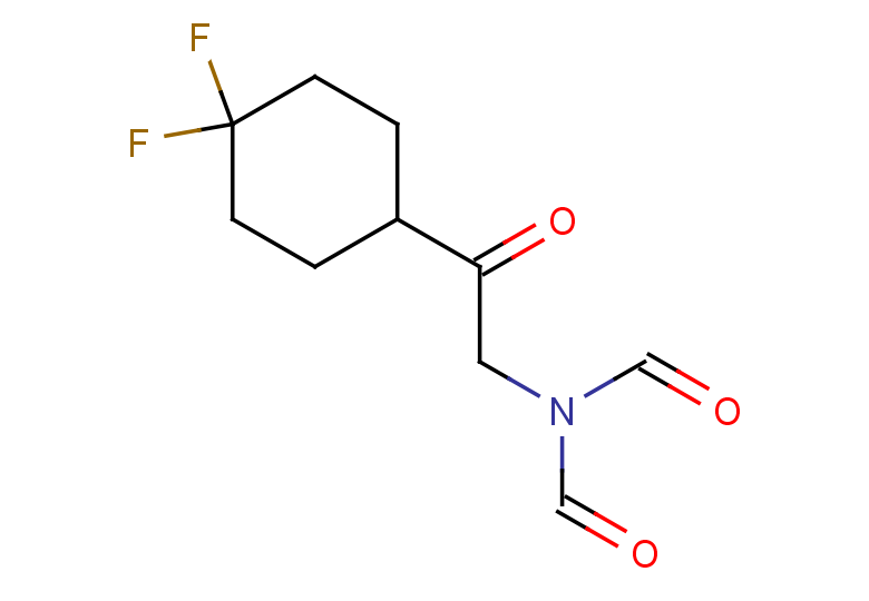 N-[2-(4,4-difluorocyclohexyl)-2-oxoethyl]-N-formylformamide