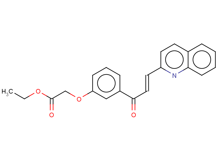 ethyl 2-{3-[(2E)-3-(quinolin-2-yl)prop-2-enoyl]phenoxy}acetate