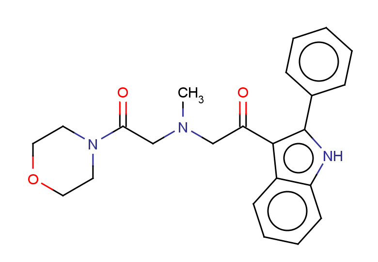2-{methyl[2-(morpholin-4-yl)-2-oxoethyl]amino}-1-(2-phenyl-1H-indol-3-yl)ethan-1-one