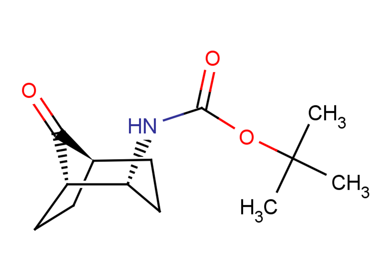 rac-tert-butyl N-[(1R,2S,5S)-8-oxobicyclo[3.2.1]octan-2-yl]carbamate, exo