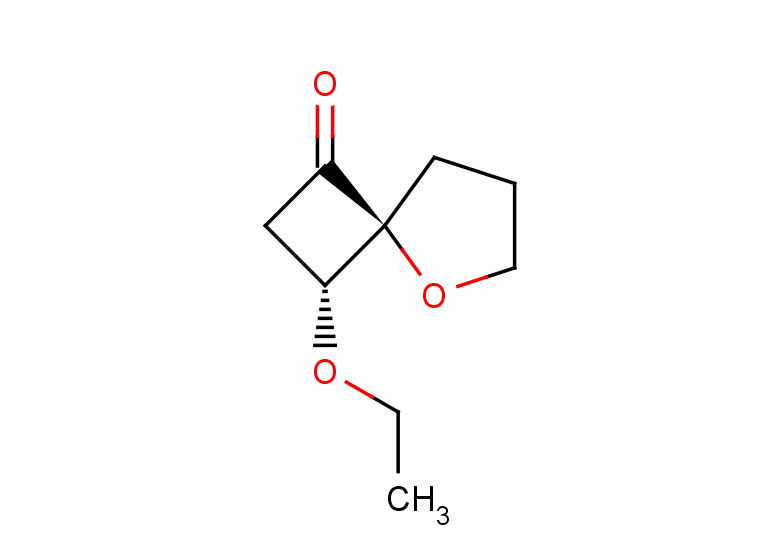 rac-(3R,4S)-3-ethoxy-5-oxaspiro[3.4]octan-1-one, trans