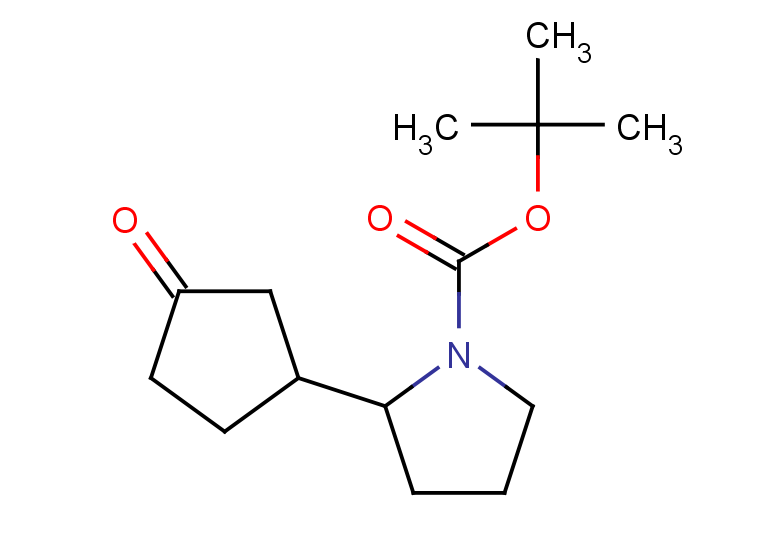 tert-butyl 2-(3-oxocyclopentyl)pyrrolidine-1-carboxylate