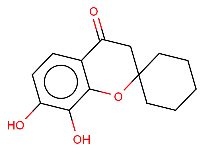7,8-dihydroxy-3,4-dihydrospiro[1-benzopyran-2,1'-cyclohexane]-4-one