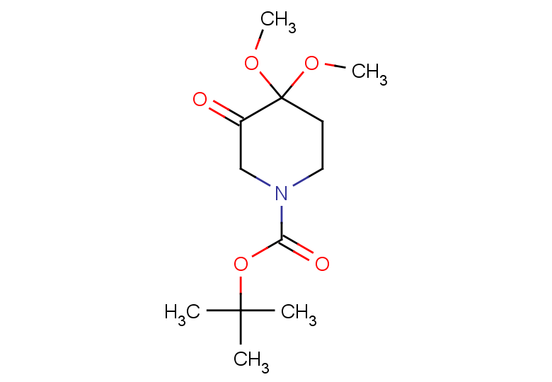 tert-butyl 4,4-dimethoxy-3-oxopiperidine-1-carboxylate