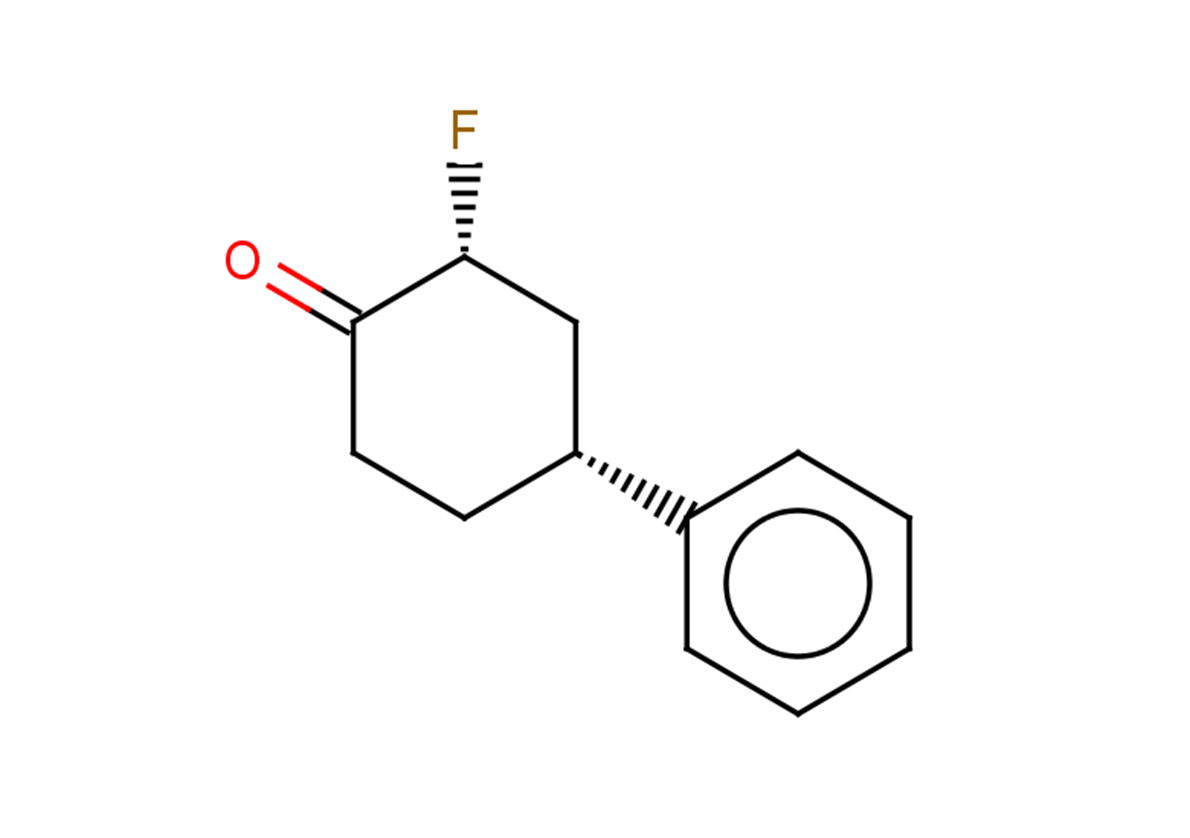 rac-(2R,4R)-2-fluoro-4-phenylcyclohexan-1-one, cis