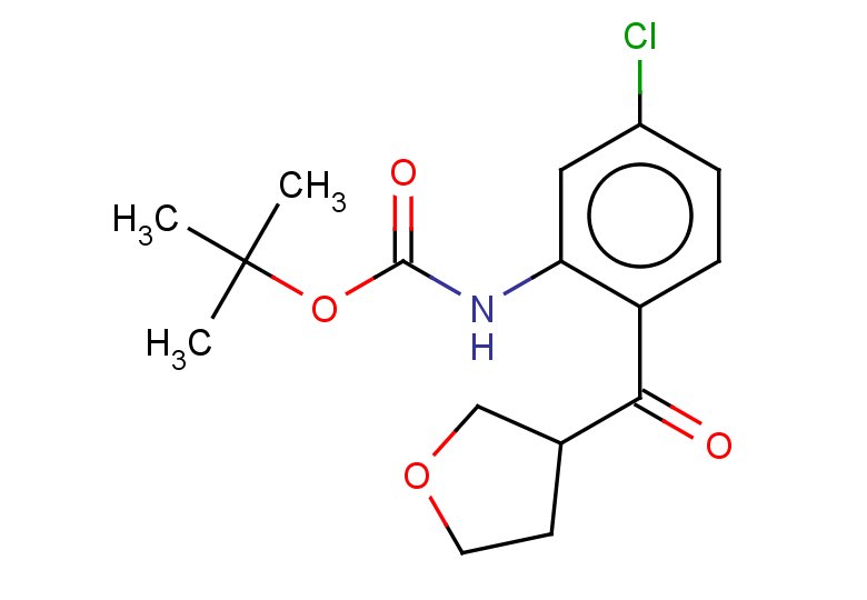 tert-butyl N-[5-chloro-2-(oxolane-3-carbonyl)phenyl]carbamate