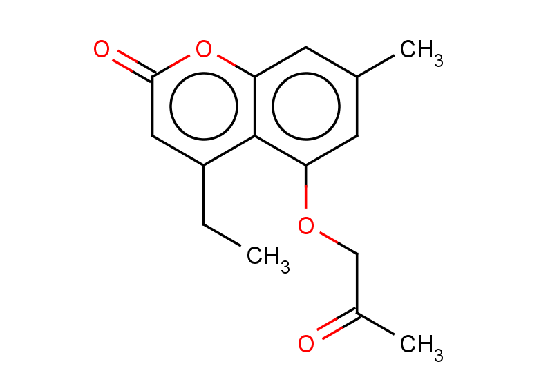 4-ethyl-7-methyl-5-(2-oxopropoxy)-2H-chromen-2-one