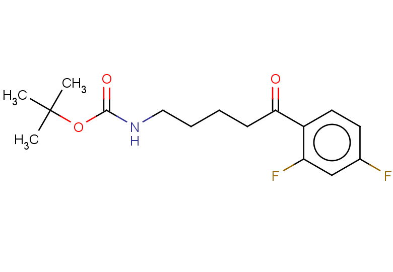 tert-butyl N-[5-(2,4-difluorophenyl)-5-oxopentyl]carbamate