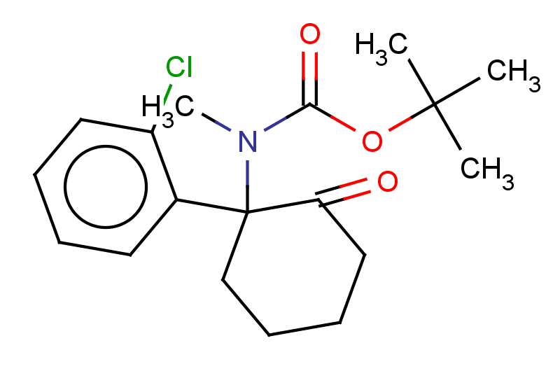 tert-butyl N-[1-(2-chlorophenyl)-2-oxocyclohexyl]-N-methylcarbamate