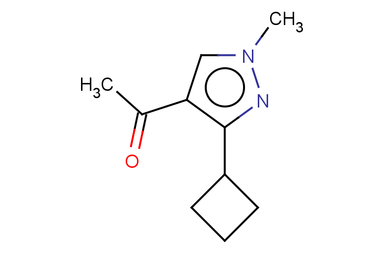 1-(3-cyclobutyl-1-methyl-1H-pyrazol-4-yl)ethan-1-one