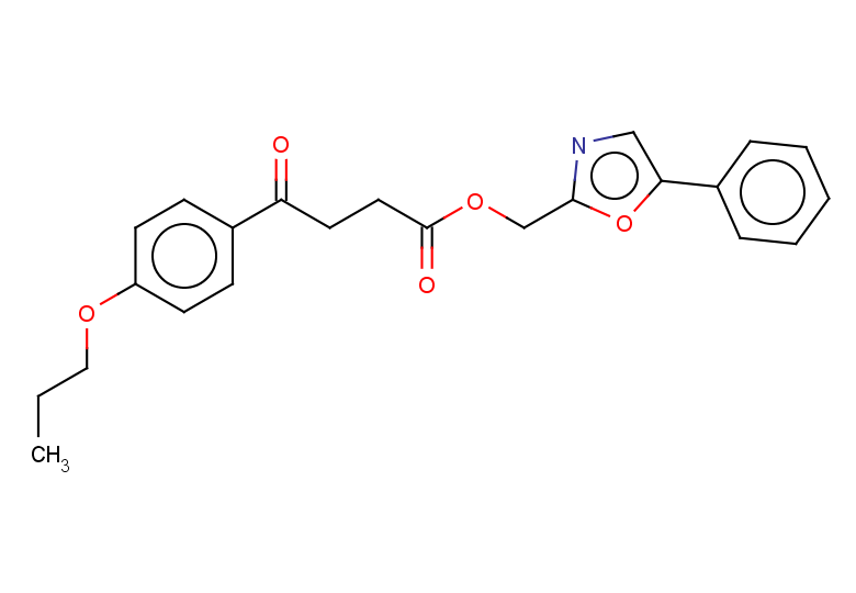 (5-phenyl-1,3-oxazol-2-yl)methyl 4-oxo-4-(4-propoxyphenyl)butanoate