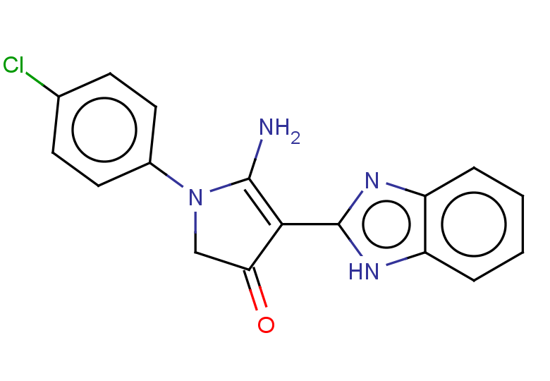 5-amino-4-(1H-1,3-benzodiazol-2-yl)-1-(4-chlorophenyl)-2,3-dihydro-1H-pyrrol-3-one