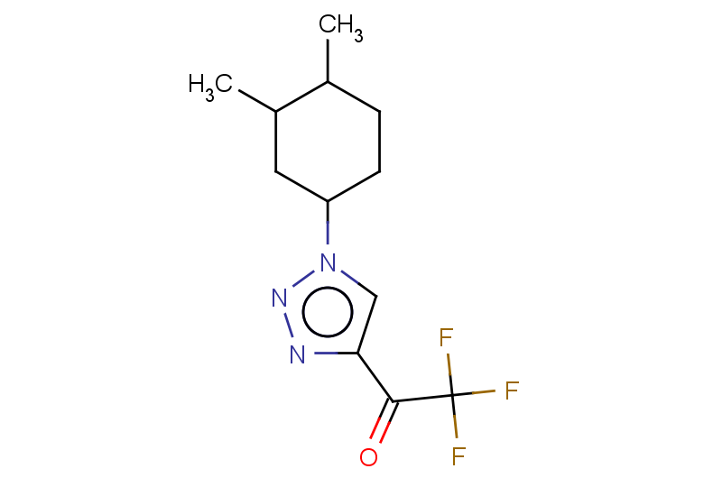1-[1-(3,4-dimethylcyclohexyl)-1H-1,2,3-triazol-4-yl]-2,2,2-trifluoroethan-1-one, Mixture of diastereomers