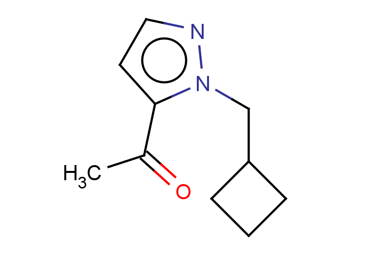 1-[1-(cyclobutylmethyl)-1H-pyrazol-5-yl]ethan-1-one
