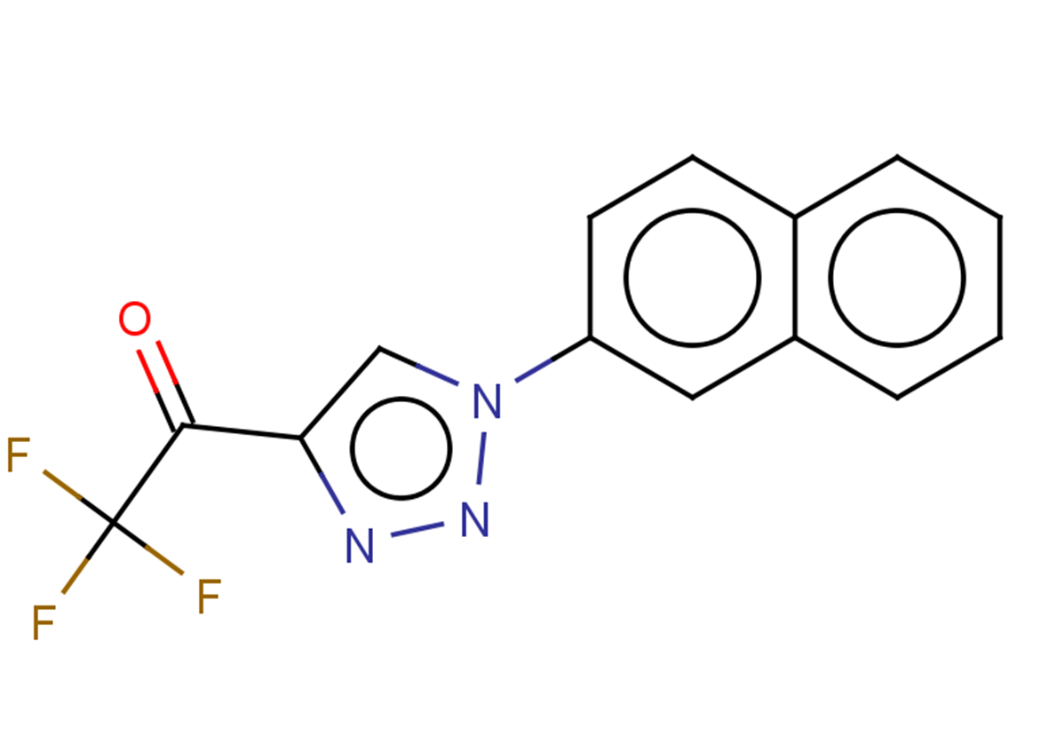 2,2,2-trifluoro-1-[1-(naphthalen-2-yl)-1H-1,2,3-triazol-4-yl]ethan-1-one