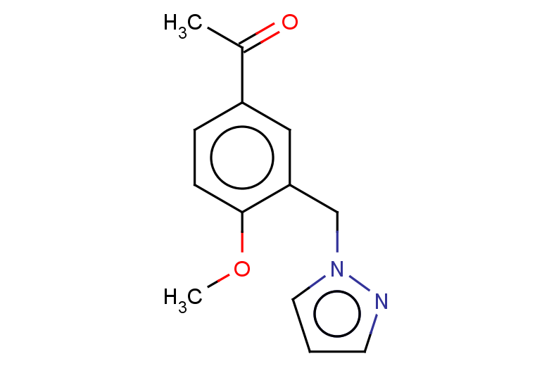 1-[4-methoxy-3-(1H-pyrazol-1-ylmethyl)phenyl]ethan-1-one