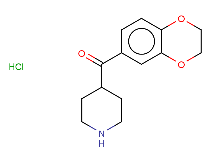 4-(2,3-dihydro-1,4-benzodioxine-6-carbonyl)piperidine hydrochloride