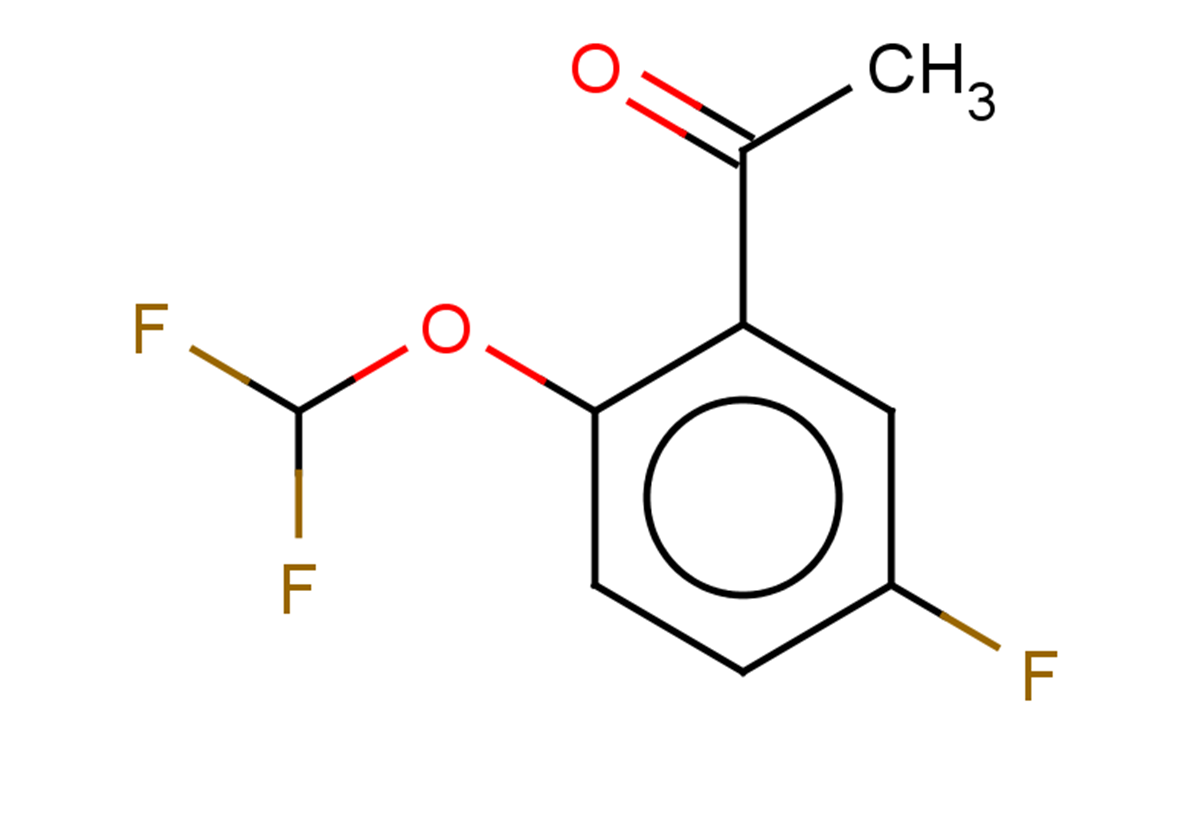 1-[2-(difluoromethoxy)-5-fluorophenyl]ethan-1-one