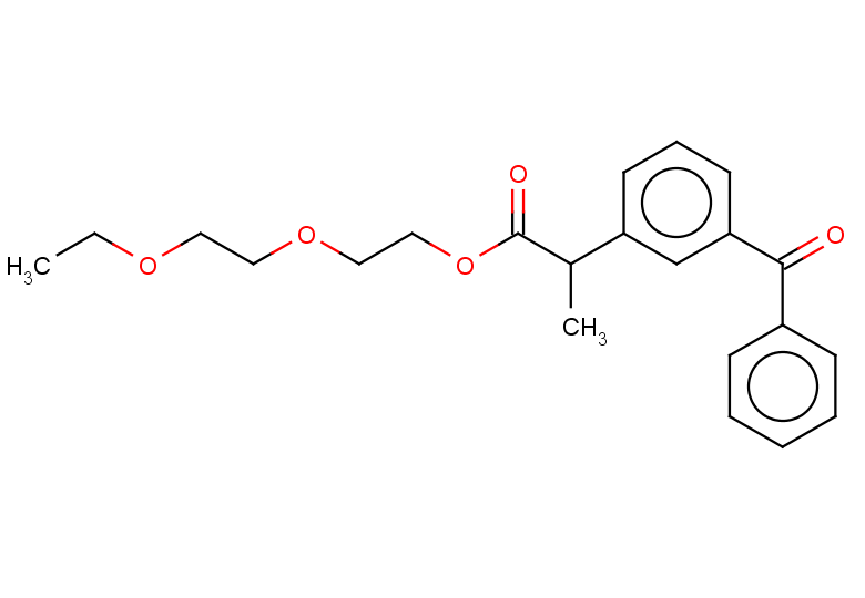 2-(2-ethoxyethoxy)ethyl 2-(3-benzoylphenyl)propanoate