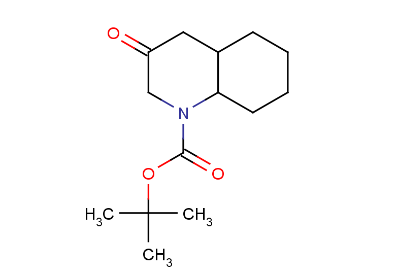 tert-butyl 3-oxo-decahydroquinoline-1-carboxylate