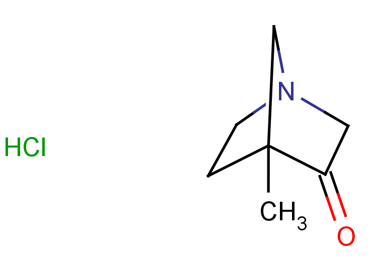 4-methyl-1-azabicyclo[2.2.1]heptan-3-one hydrochloride