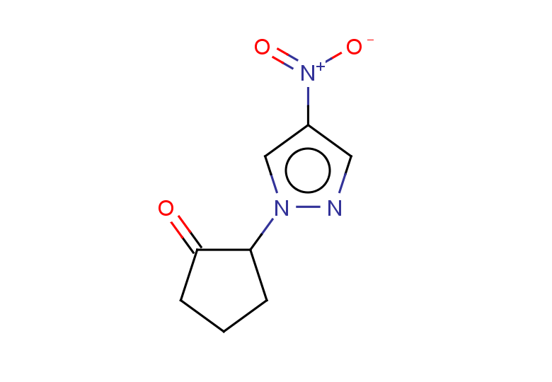 2-(4-nitro-1H-pyrazol-1-yl)cyclopentan-1-one