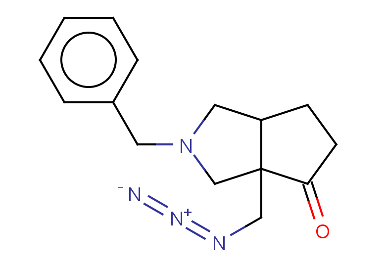 3a-(azidomethyl)-2-benzyl-octahydrocyclopenta[c]pyrrol-4-one