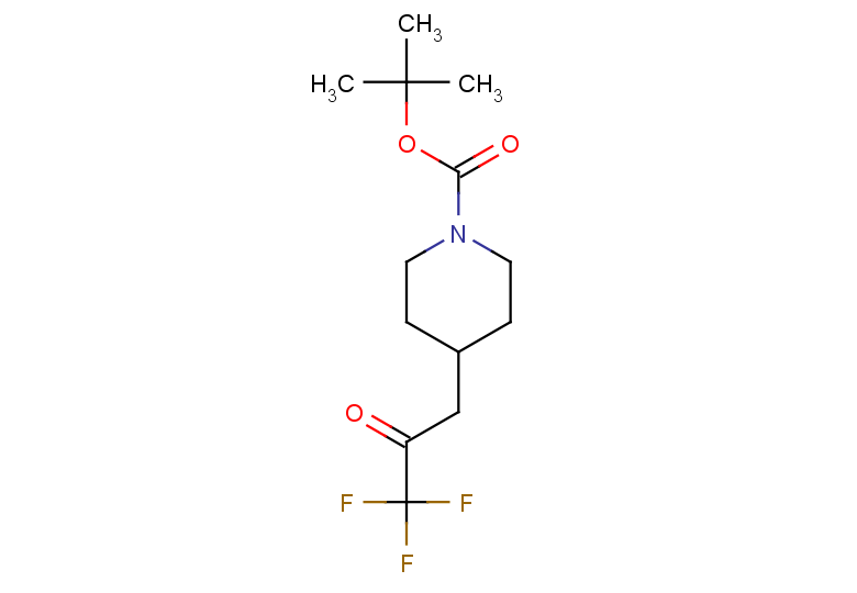 tert-butyl 4-(3,3,3-trifluoro-2-oxopropyl)piperidine-1-carboxylate