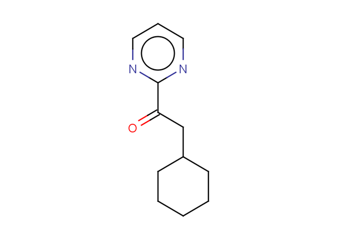 2-cyclohexyl-1-(pyrimidin-2-yl)ethan-1-one