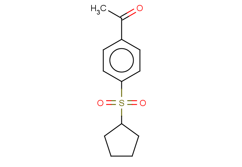 1-[4-(cyclopentanesulfonyl)phenyl]ethan-1-one