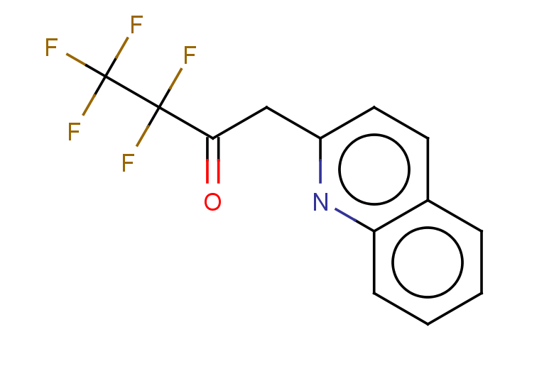 3,3,4,4,4-pentafluoro-1-(quinolin-2-yl)butan-2-one
