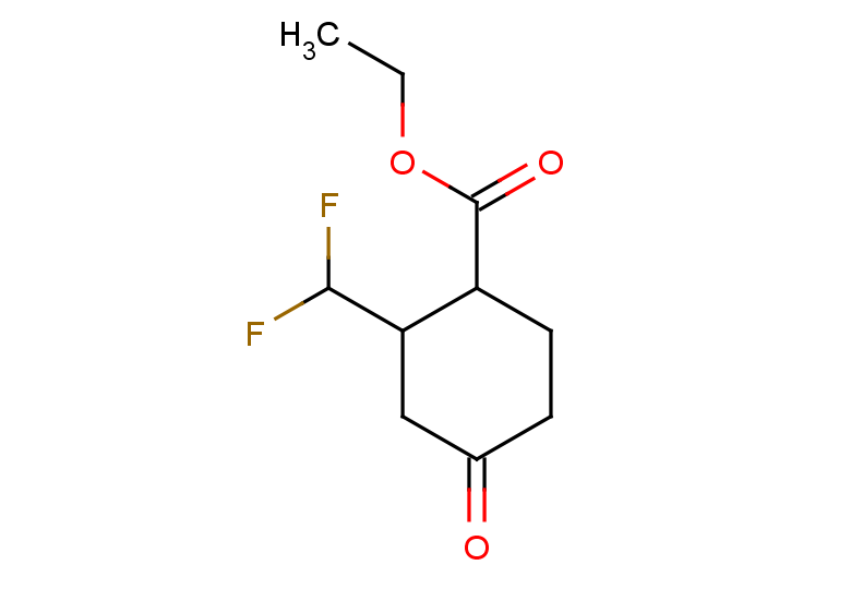 ethyl 2-(difluoromethyl)-4-oxocyclohexane-1-carboxylate