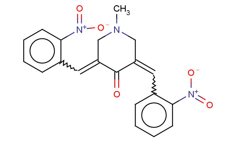 1-methyl-3,5-bis[(2-nitrophenyl)methylidene]piperidin-4-one