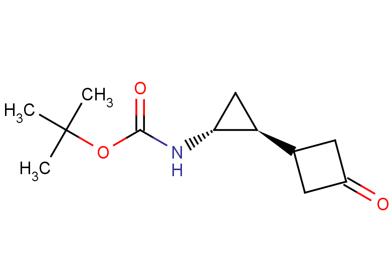 rac-tert-butyl N-[(1R,2S)-2-(3-oxocyclobutyl)cyclopropyl]carbamate, trans