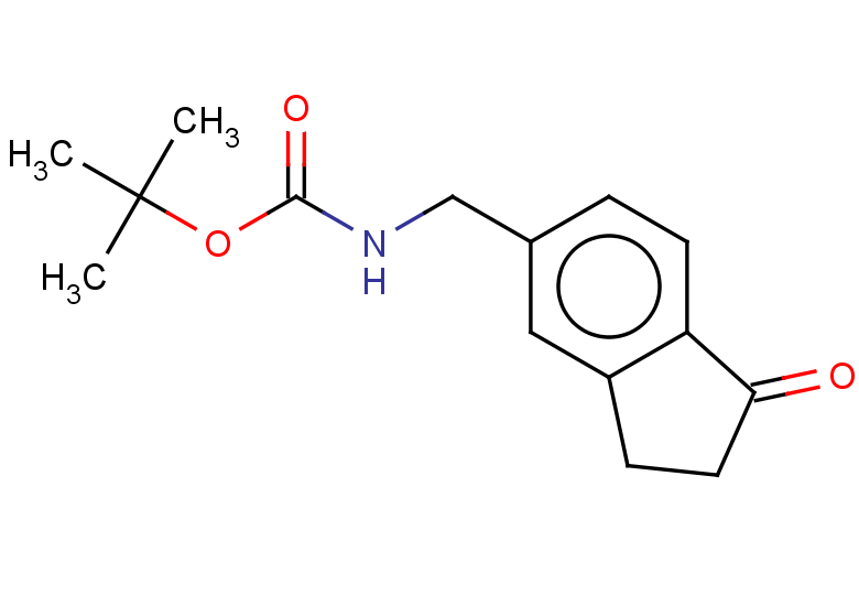 tert-butyl N-[(1-oxo-2,3-dihydro-1H-inden-5-yl)methyl]carbamate