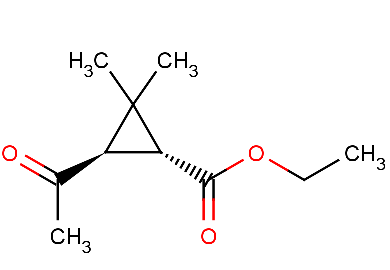 rac-ethyl (1R,3R)-3-acetyl-2,2-dimethylcyclopropane-1-carboxylate, trans