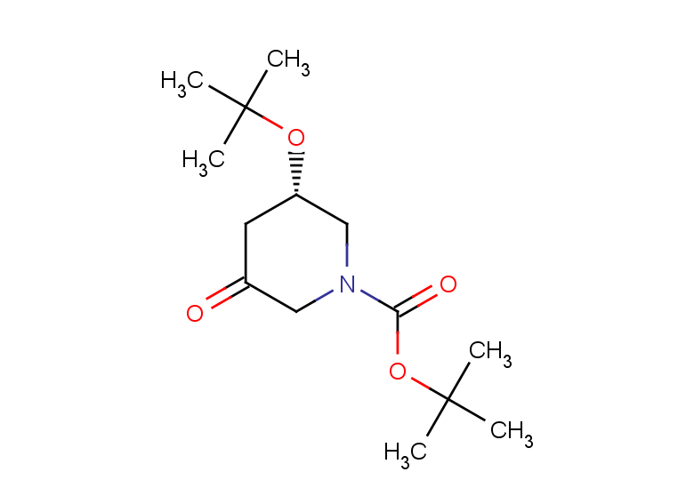 tert-butyl (3S)-3-(tert-butoxy)-5-oxopiperidine-1-carboxylate