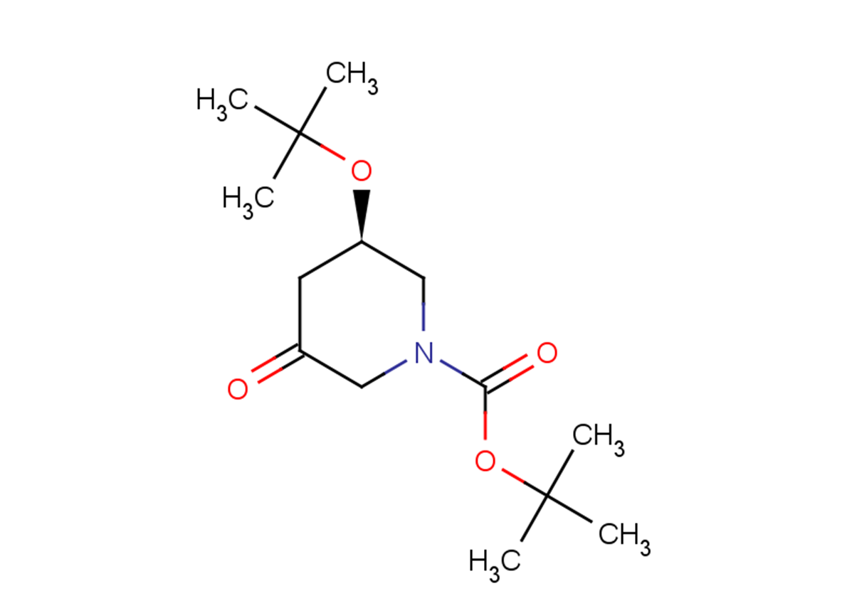 tert-butyl (3R)-3-(tert-butoxy)-5-oxopiperidine-1-carboxylate