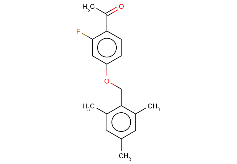 1-{2-fluoro-4-[(2,4,6-trimethylphenyl)methoxy]phenyl}ethan-1-one