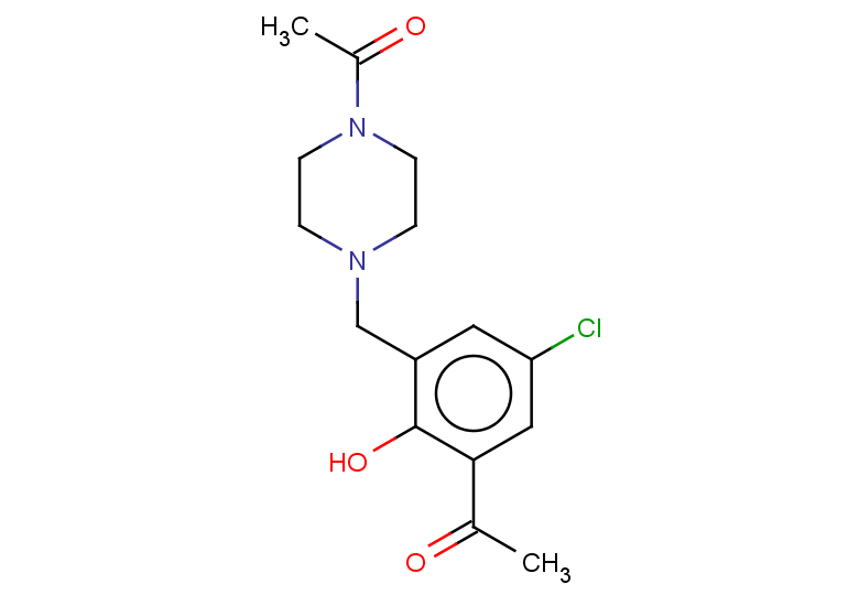 1-{4-[(3-acetyl-5-chloro-2-hydroxyphenyl)methyl]piperazin-1-yl}ethan-1-one