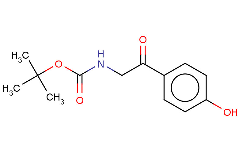 tert-butyl N-[2-(4-hydroxyphenyl)-2-oxoethyl]carbamate