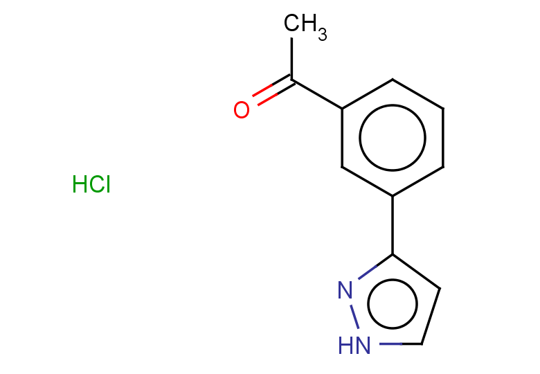 1-[3-(1H-pyrazol-3-yl)phenyl]ethan-1-one hydrochloride