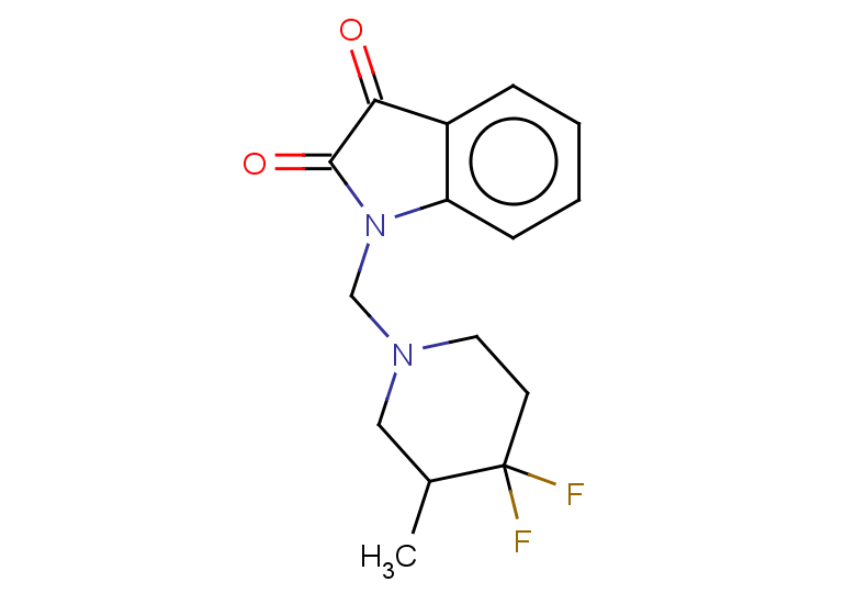 1-[(4,4-difluoro-3-methylpiperidin-1-yl)methyl]-2,3-dihydro-1H-indole-2,3-dione