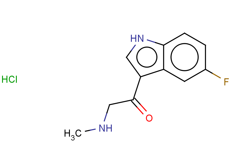 1-(5-fluoro-1H-indol-3-yl)-2-(methylamino)ethan-1-one hydrochloride