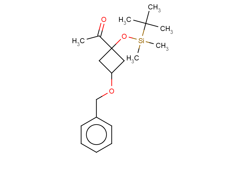 1-[3-(benzyloxy)-1-[(tert-butyldimethylsilyl)oxy]cyclobutyl]ethan-1-one