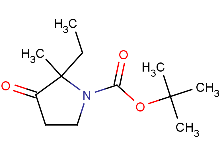 tert-butyl 2-ethyl-2-methyl-3-oxopyrrolidine-1-carboxylate