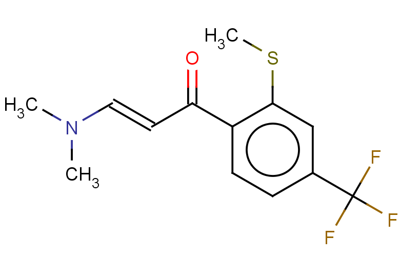 (2E)-3-(dimethylamino)-1-[2-(methylsulfanyl)-4-(trifluoromethyl)phenyl]prop-2-en-1-one